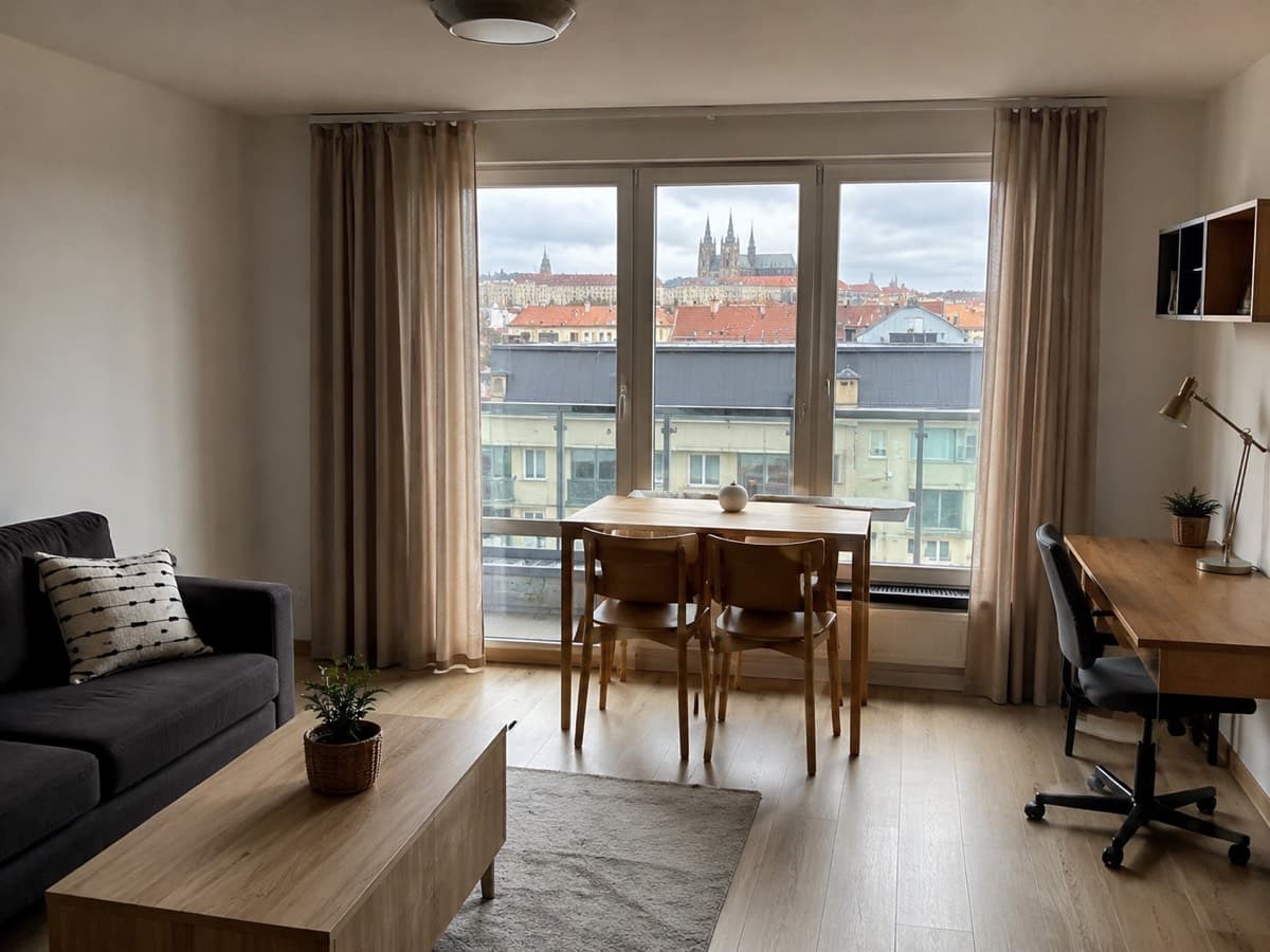 menší 2+kk, Praha 7